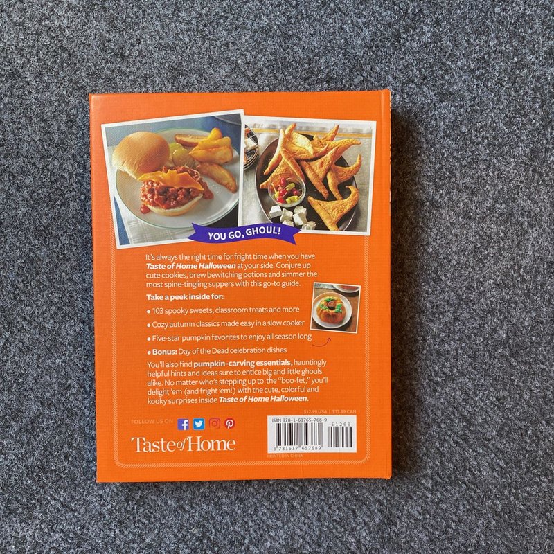 Taste of Home Halloween Mini Binder