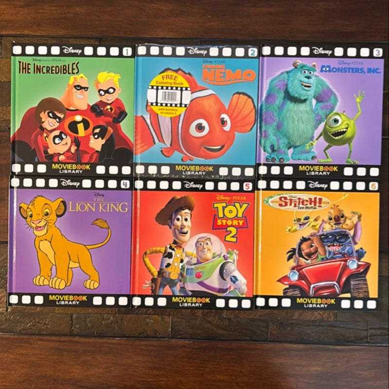 Disney MovieBook Library with Backpack 