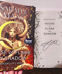 House of Flame and Shadow Crescent City 3 Sarah J. Maas Digitally Signed BAM