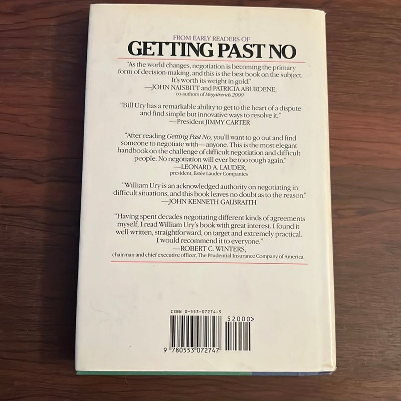 Getting Past No