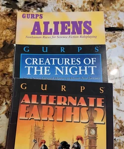 GURPS Alternate Earths 2, Creatures of the Night, Aliens,  **missing pages***