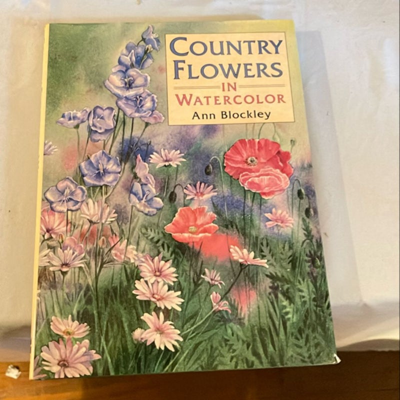 Country Flowers in Watercolour