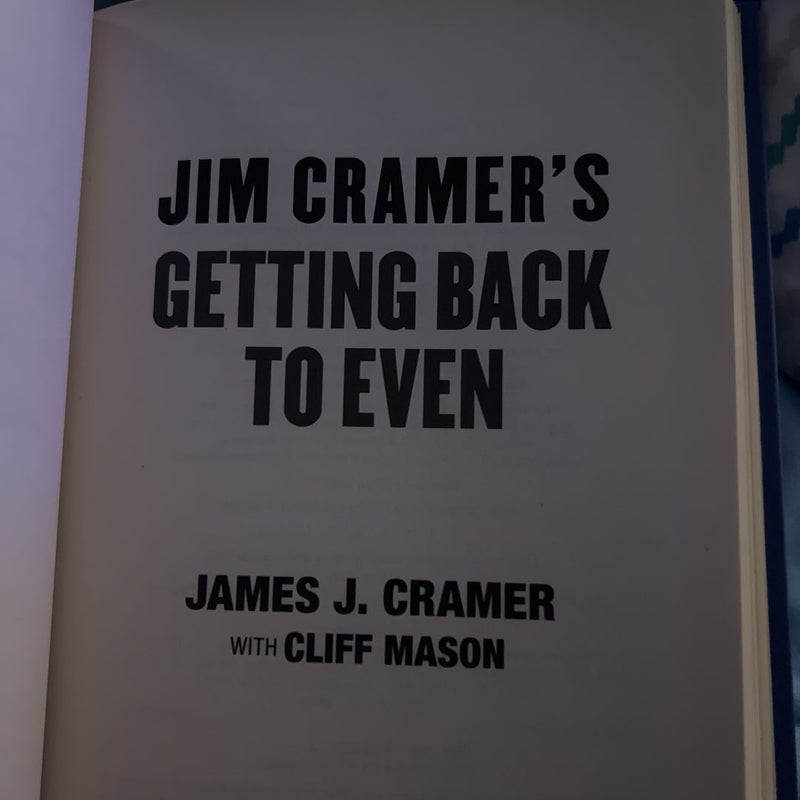 Jim Cramer's Getting Back to Even