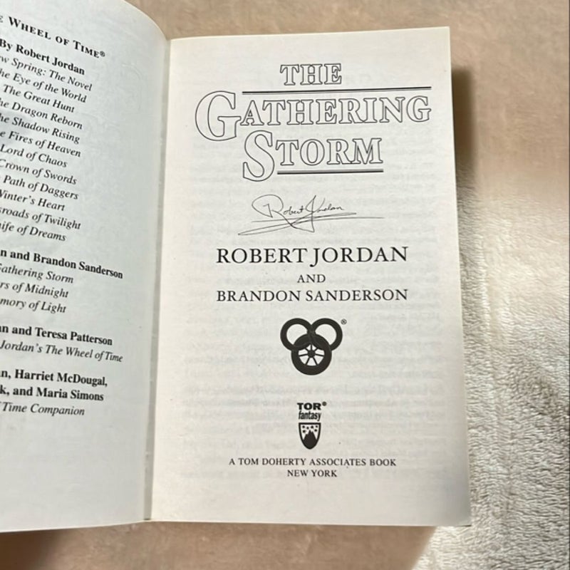 The Gathering Storm (signed) 