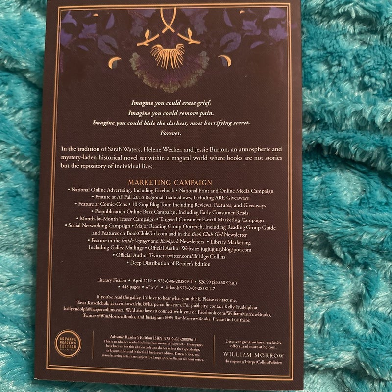 ADVANCED READER’S EDITION ARC The Binding