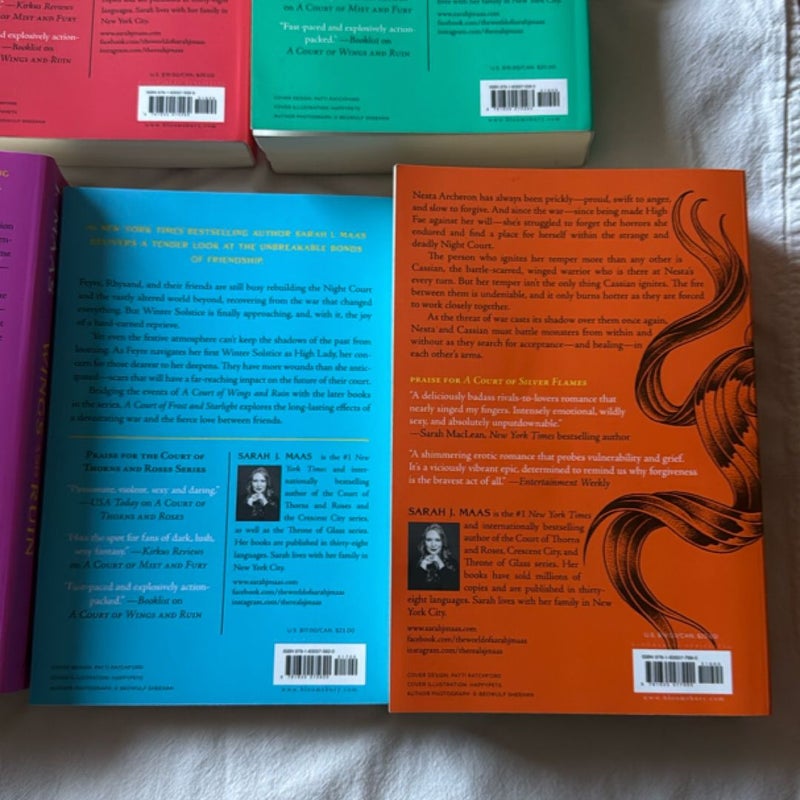 A Court of Wings and Ruin- Complete Series 