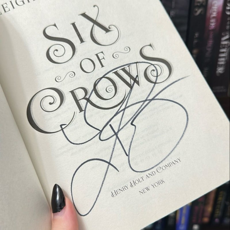 Six of Crows by Leigh Bardugo *HAND SIGNED*