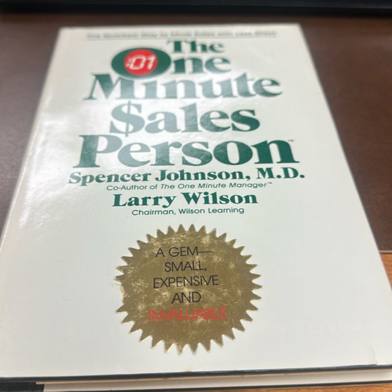 The One Minute Sales Person