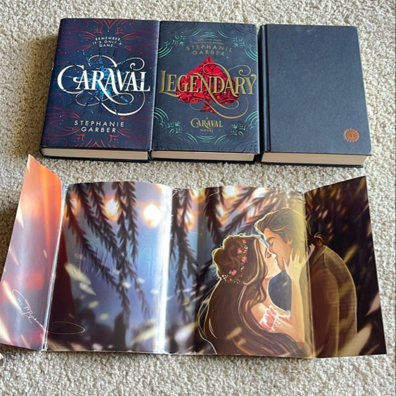 Caraval Trilogy Complete Series Set - First Editions