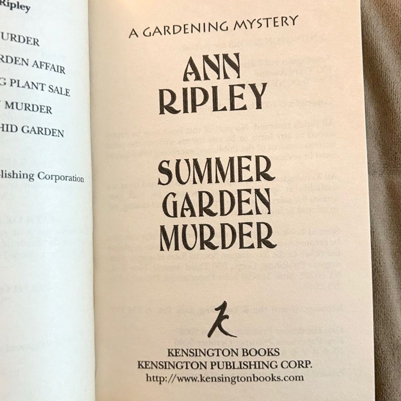 Summer Garden Murder