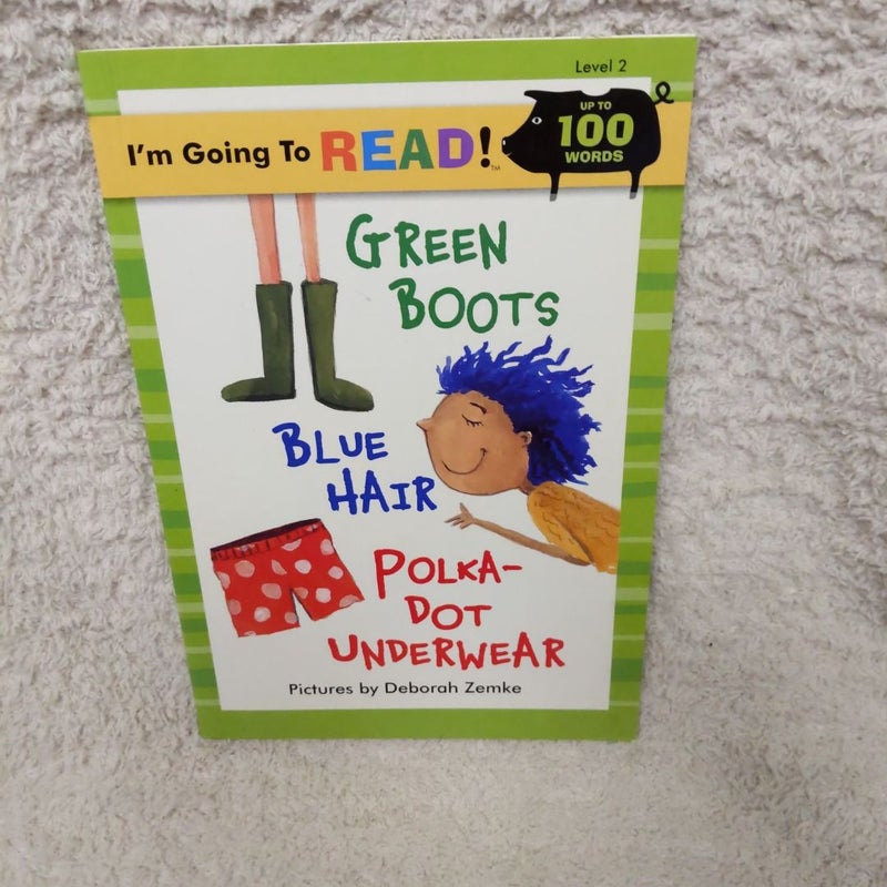 Green Boots, Blue Hair, Polka-Dot Underwear