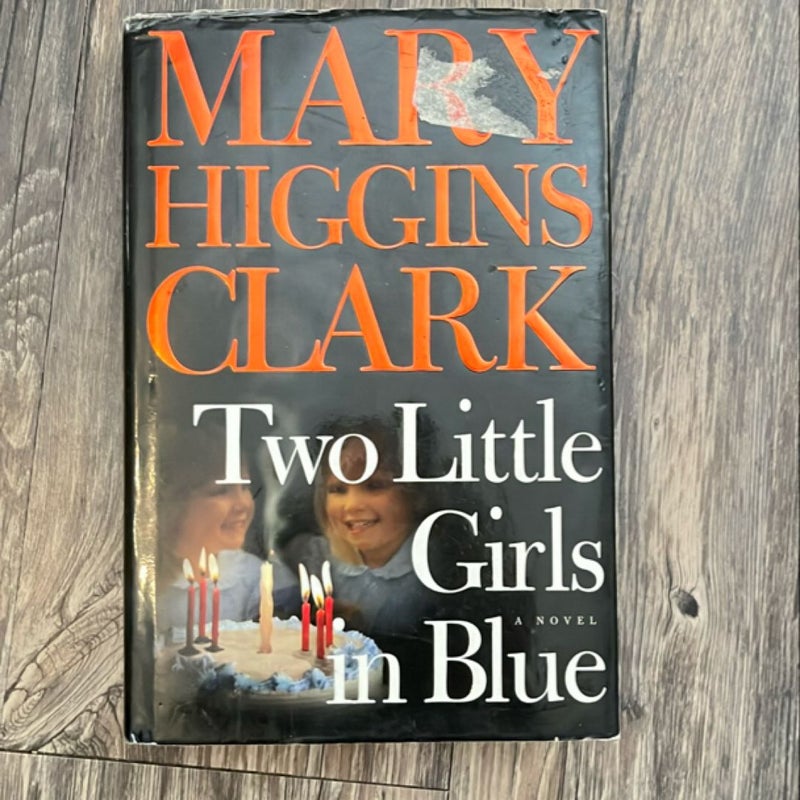 Two Little Girls in Blue