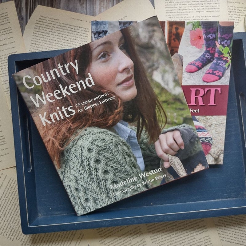 Set of 2 Knitting Pattern Books by Misc, Paperback