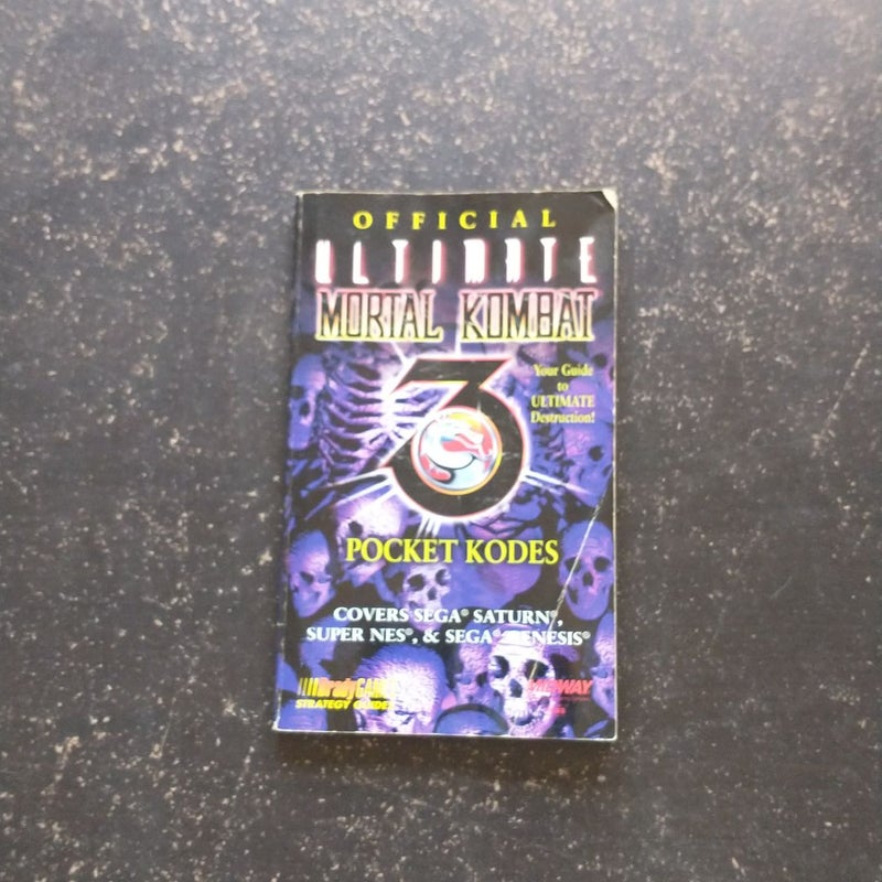 Official Ultimate Mortal Kombat 3 Pocket Kodes