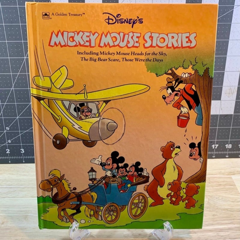 Mickey Mouse Stories Book - Vintage 1989