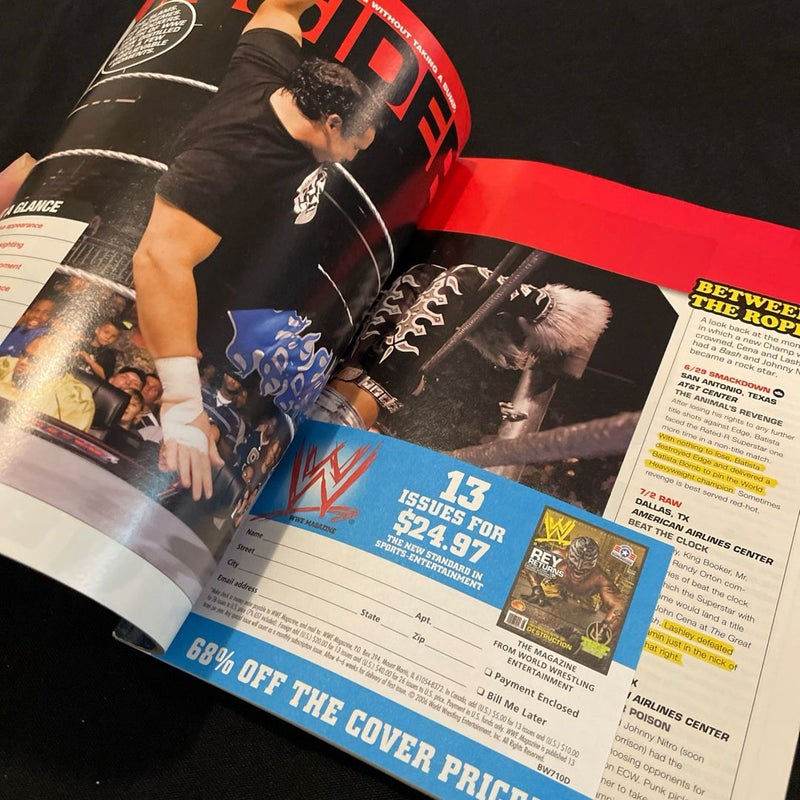 MR. KENNEDY WWE MAGAZINE Wrestling October 2007