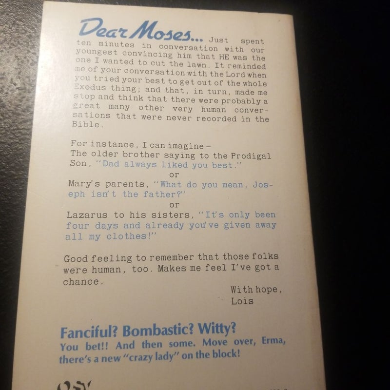 Dear Moses