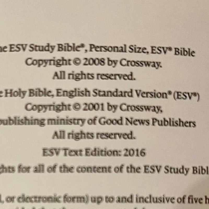 ESV Study Bible