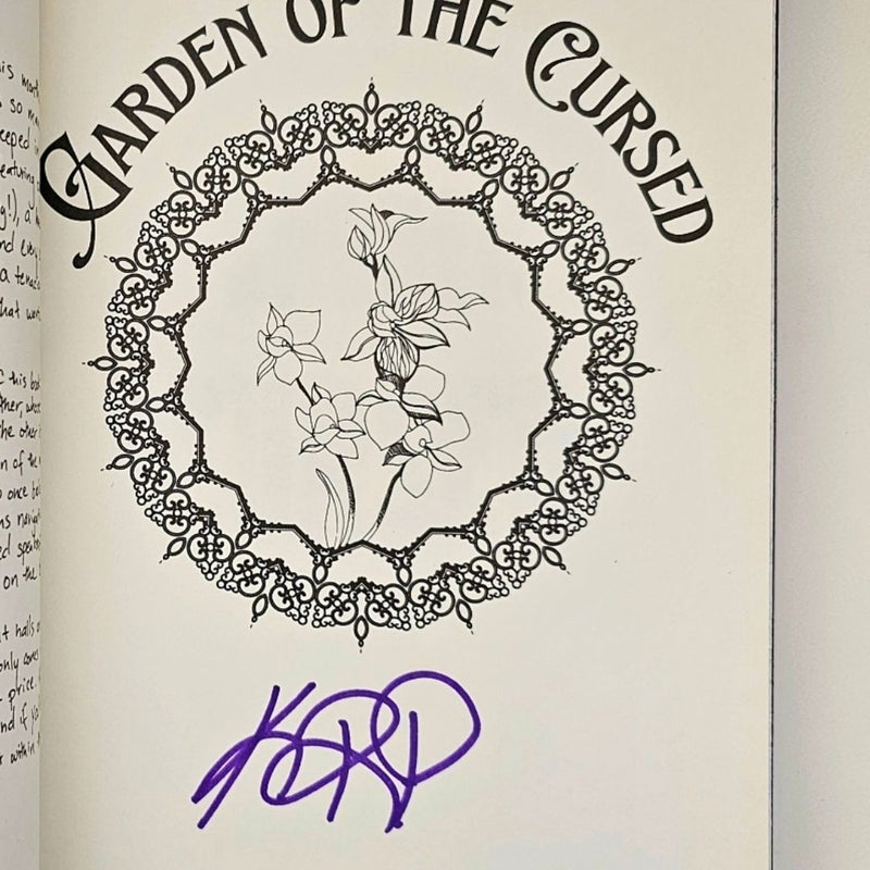 NEW Owlcrate Garden of the Cursed Signed by Katy Rose Pool