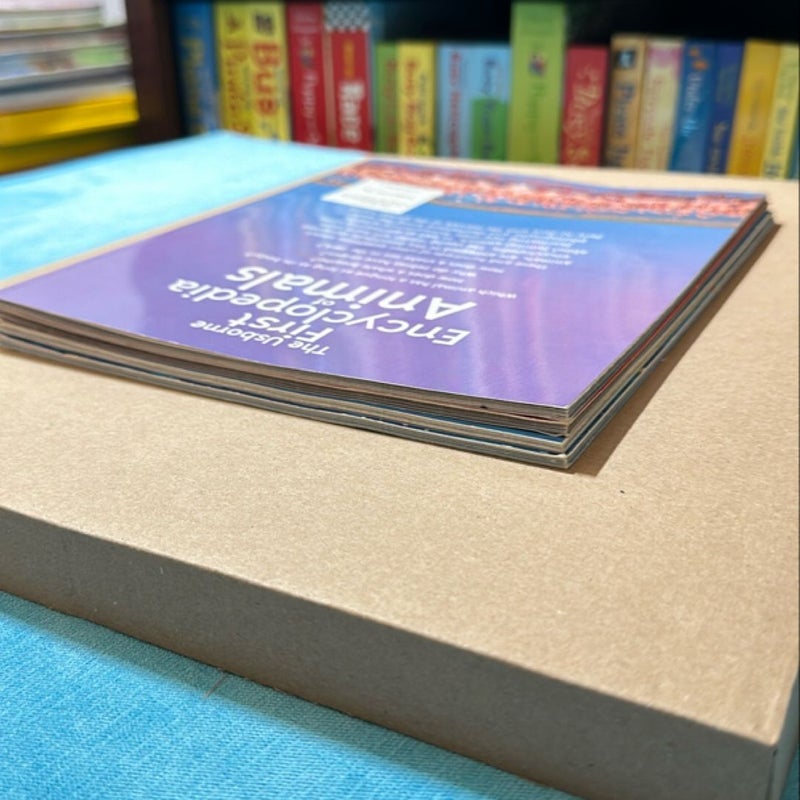 A lot of 4 “The Usborne First encyclopedia” books