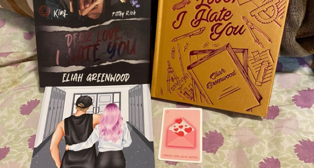 Dear sold Heart I Hate You by Eliah Greenwood - Dainty Book Box Special Edition