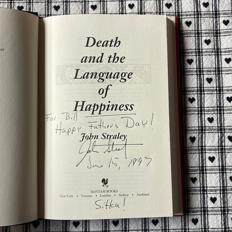 {SIGNED} Death and the Language of Happiness 