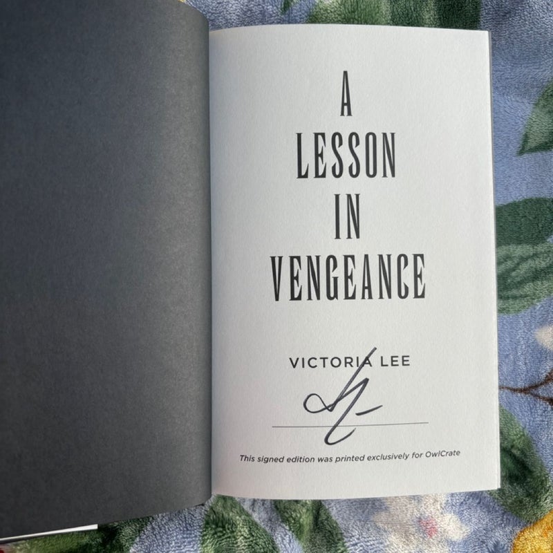 A lesson in vengeance