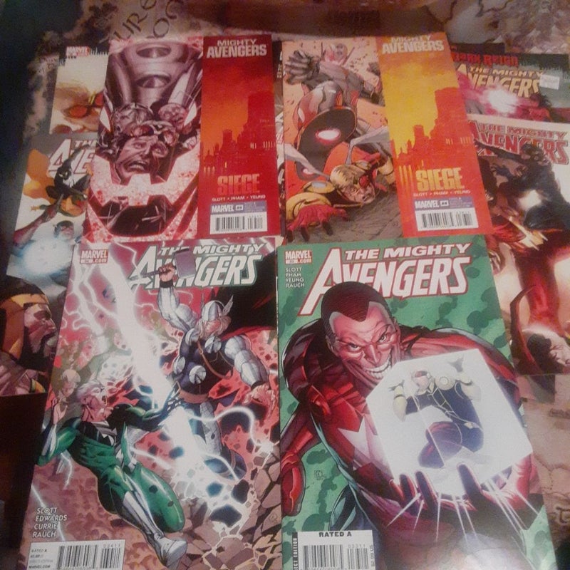 Dan Slott complete Mighty Avengers Comic book lot,  Marvel 2008