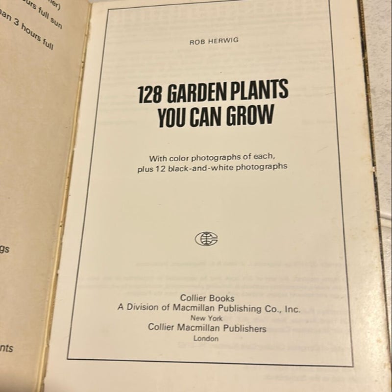 128 Garden Plants You Csn Grow