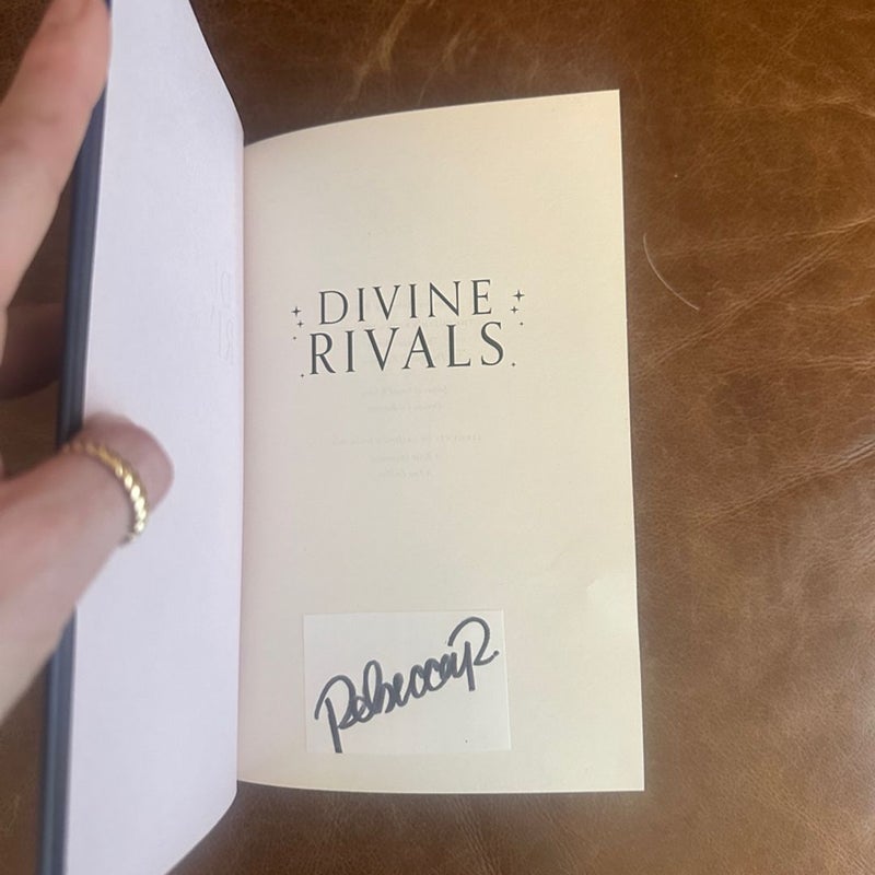 Divine Rivals signed uk edition