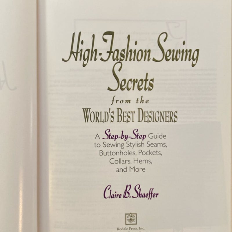 High-Fashion Sewing Secrets
