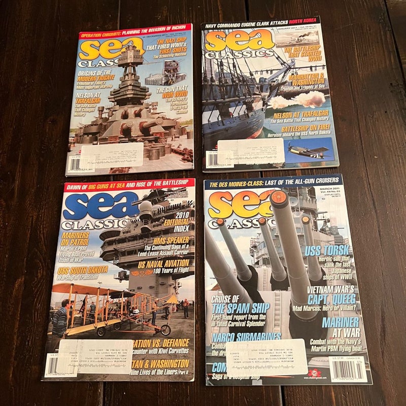 Sea Classic Magazines Set of 4