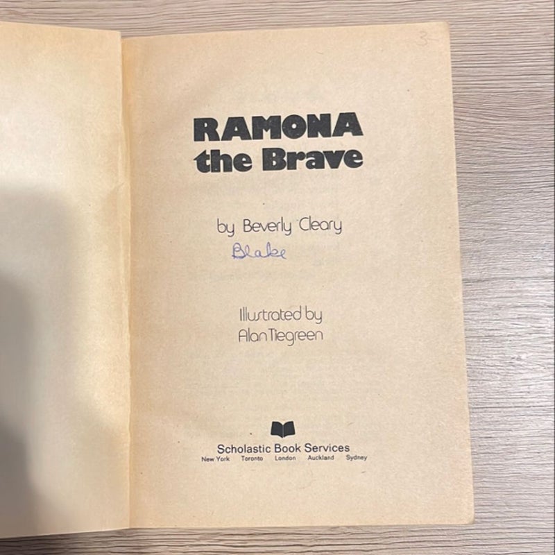 Ramona the Brave Vintage 1975