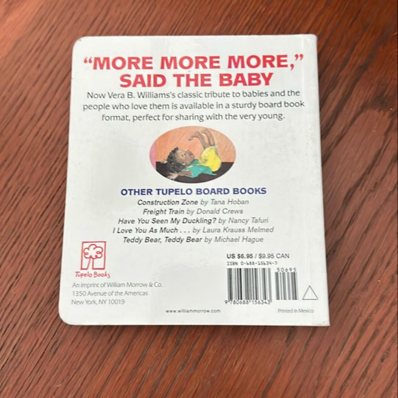 More More More, Said the Baby Board Book