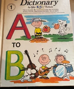CHARLIE BROWN DICTIONARY 8 VOLUMES  