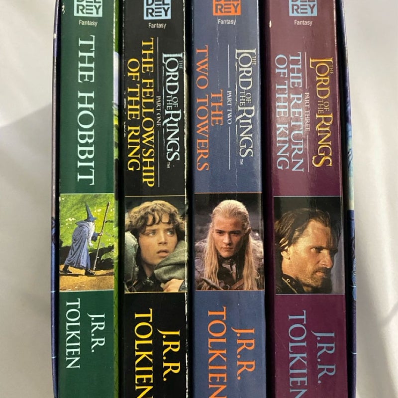 The Lord of the Rings (first three books) and The Hobbit 