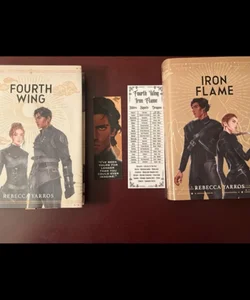 Signed Fourth Wing and Iron Flame (Fairyloot Edition)