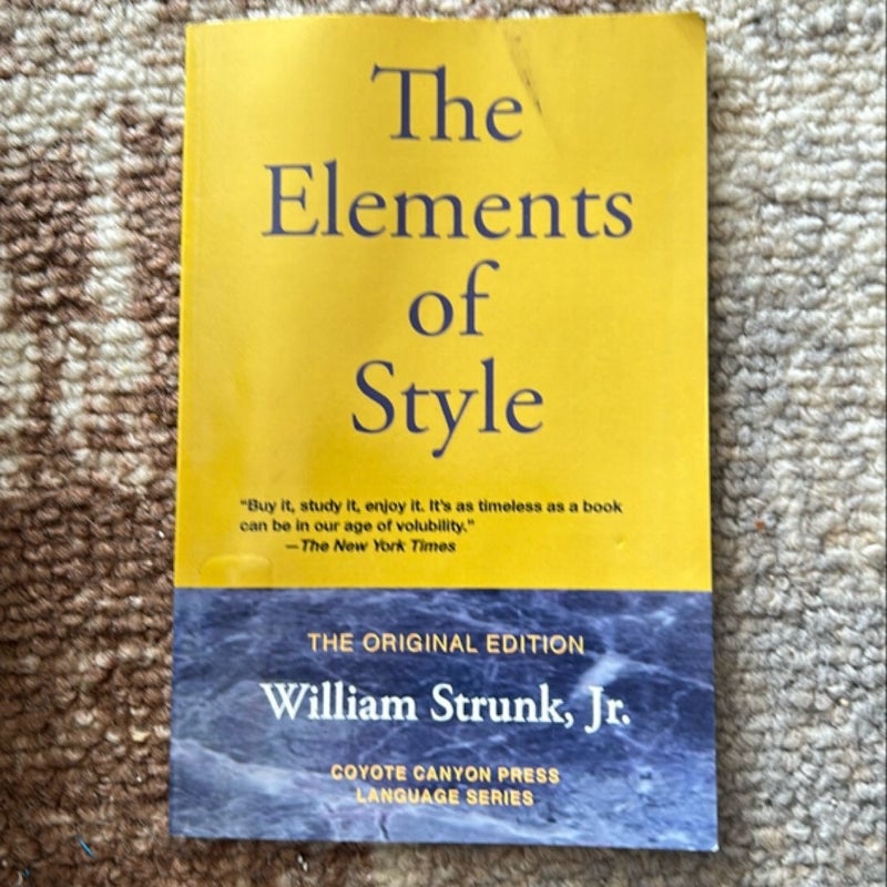 The Elements of Style