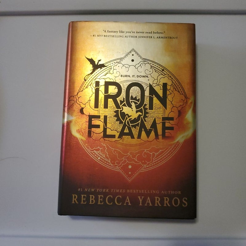 Iron Flame 1st edition w/black edges