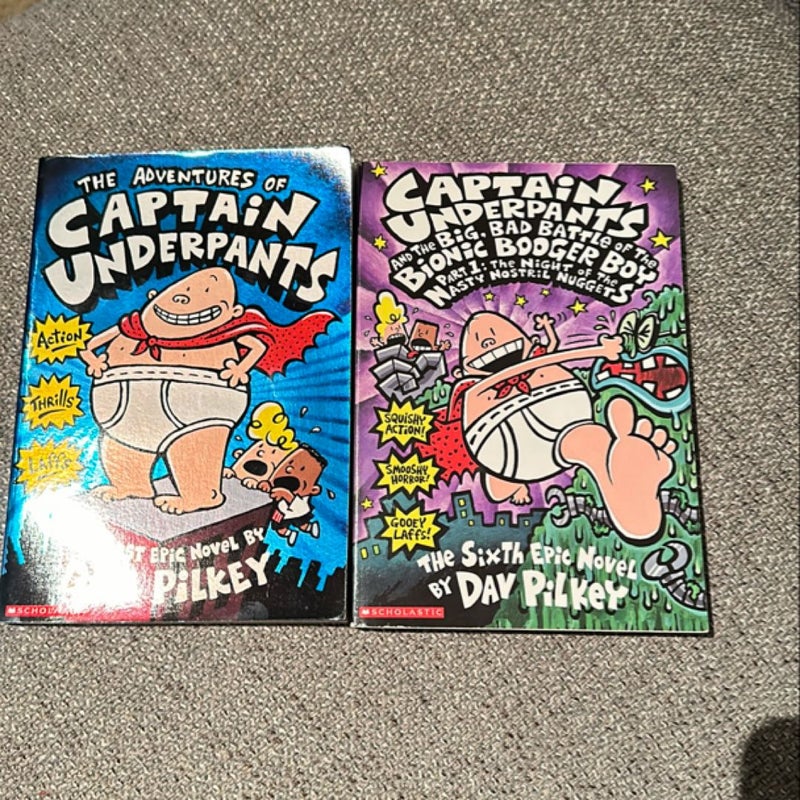 Captain Underpants and the Big, Bad Battle of the Bionic Booger Boy