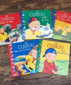 Lot of 5 Caillou books