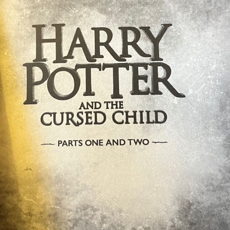 Harry Potter and the Cursed Child Parts One and Two (Special Rehearsal Edition Script)
