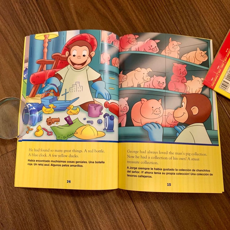 (Lot of 2) Curious George - Bilingual English/Spanish Editions