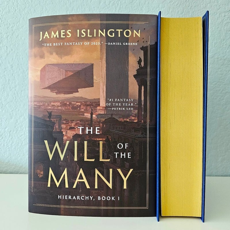 The Will of the Many SIGNED by James Islington Deluxe Edition First Print