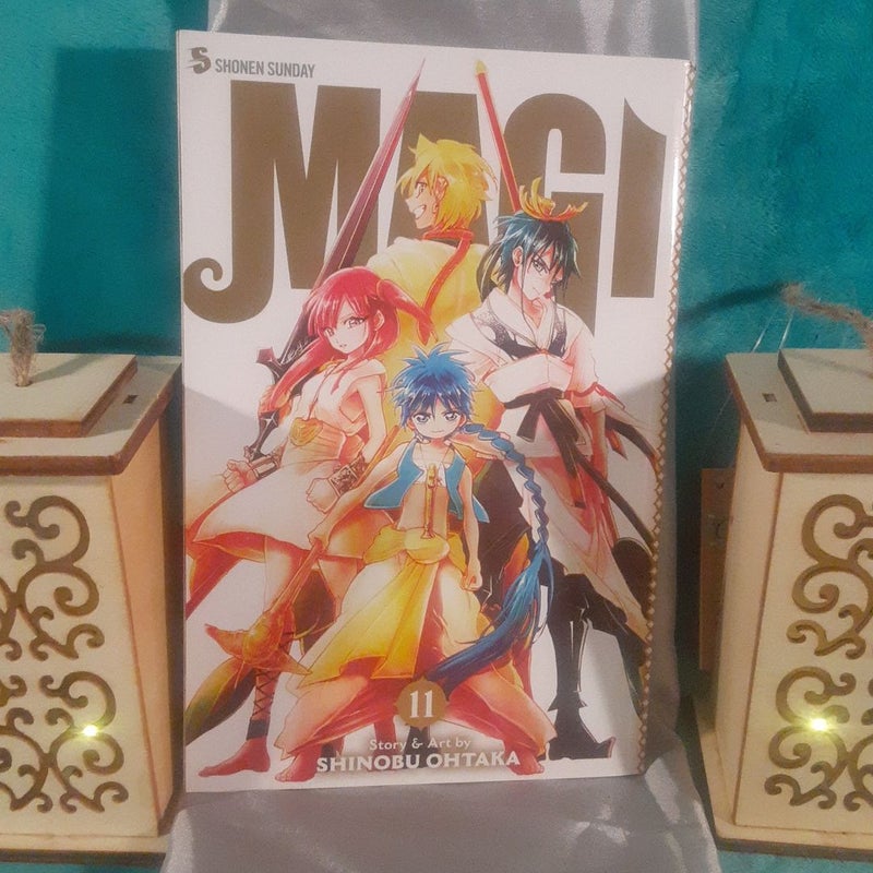 Magi: the Labyrinth of Magic, Vol. 11 manga, 1st printing!