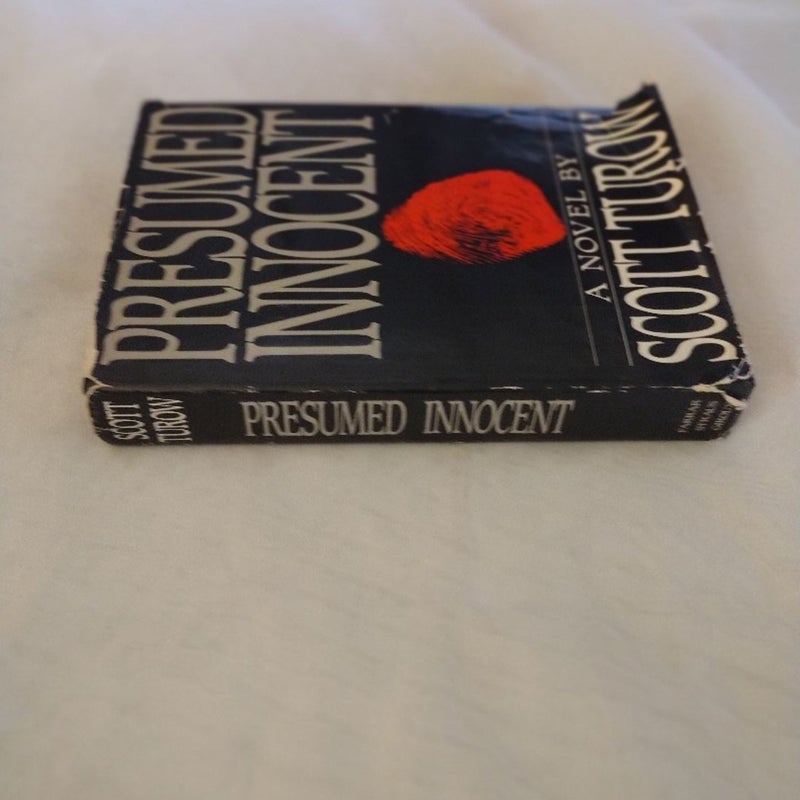 Presumed Innocent A Novel by Scott Turow  Book Club Edition 