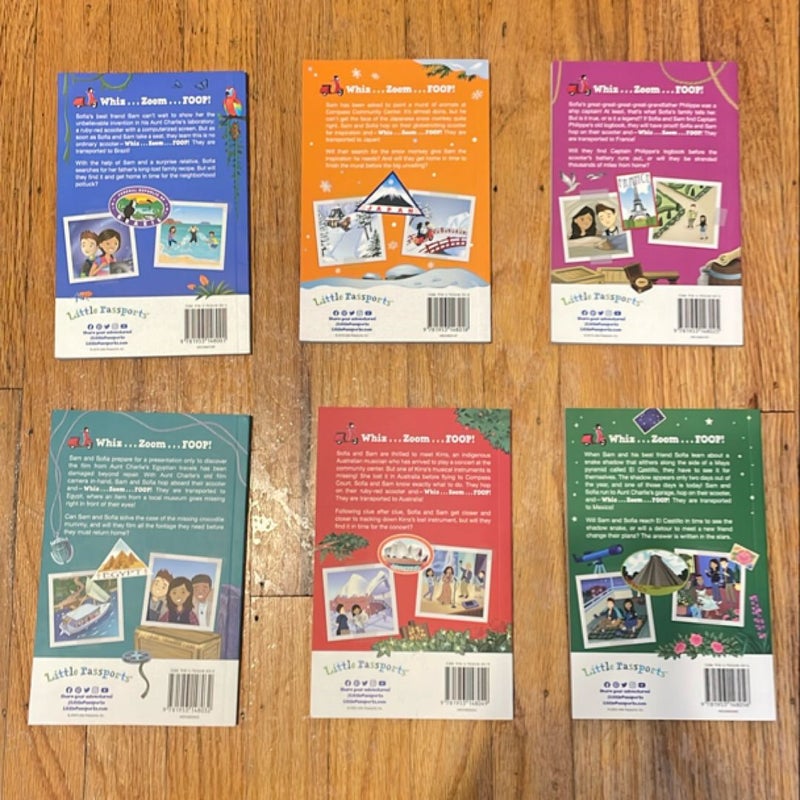 Bundle! Little Passports: Sam & Sofia's Scooter Stories, No. 1-6