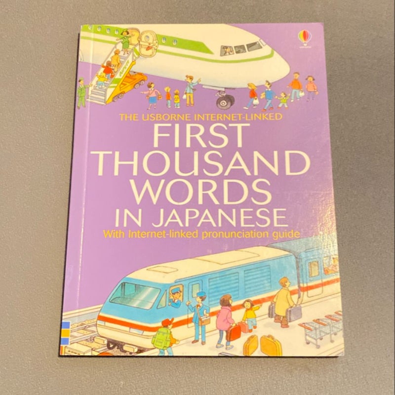 The Usborne First Thousand Words in Japanese