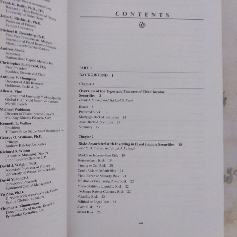The Handbook of Fixed Income Securities, Eighth Edition by Frank J ...