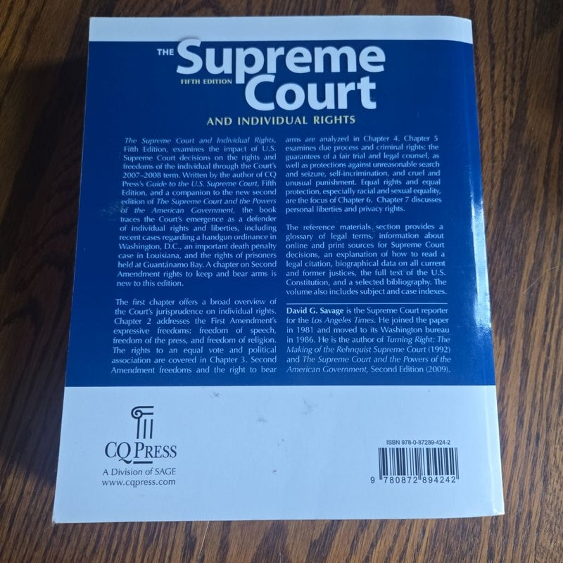 The Supreme Court and Individual Rights